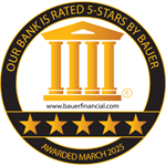 Bank Earns 5-Star Rating for 72nd Consecutive Quarter