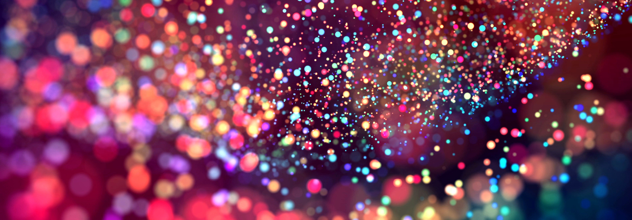 Sparkle confetti falling